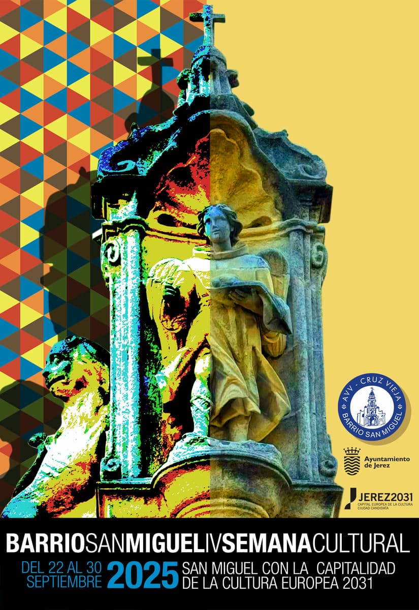 El cartel de la Semana Cultural de San Miguel.