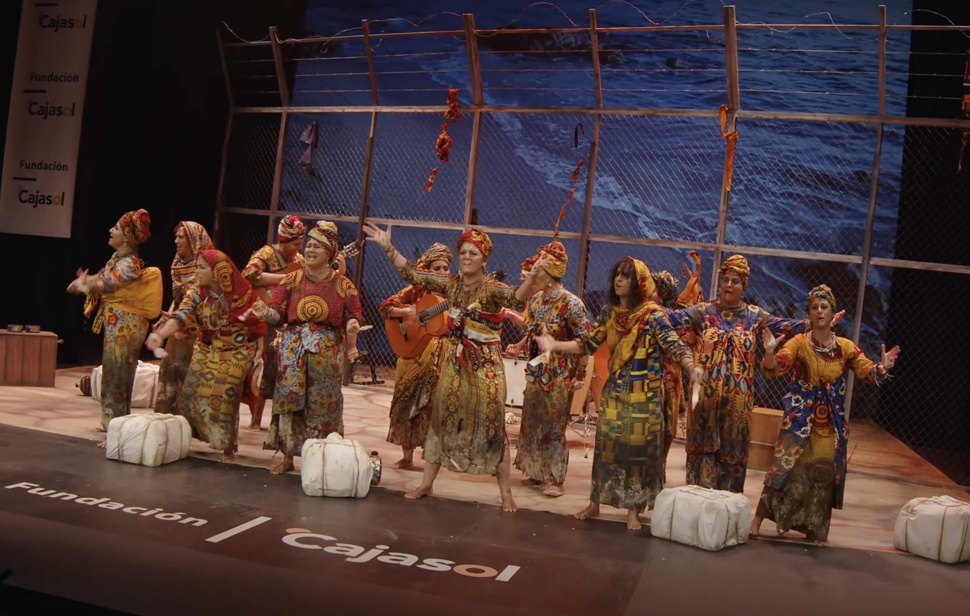 La comparsa La Valla, de Marta Ortiz, el pasado COAC.