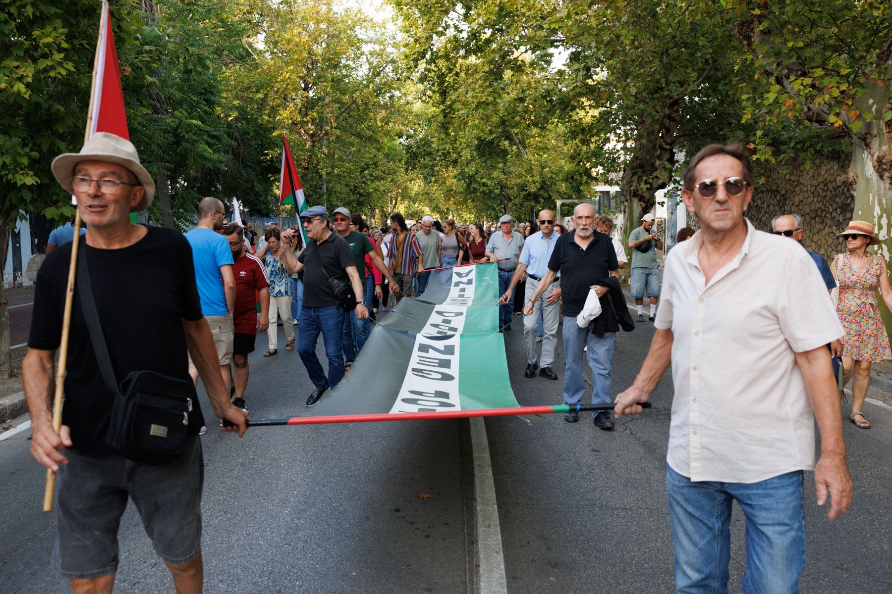  Jerez llena las calles para exigir el fin del genocidio en la Franja de Gaza