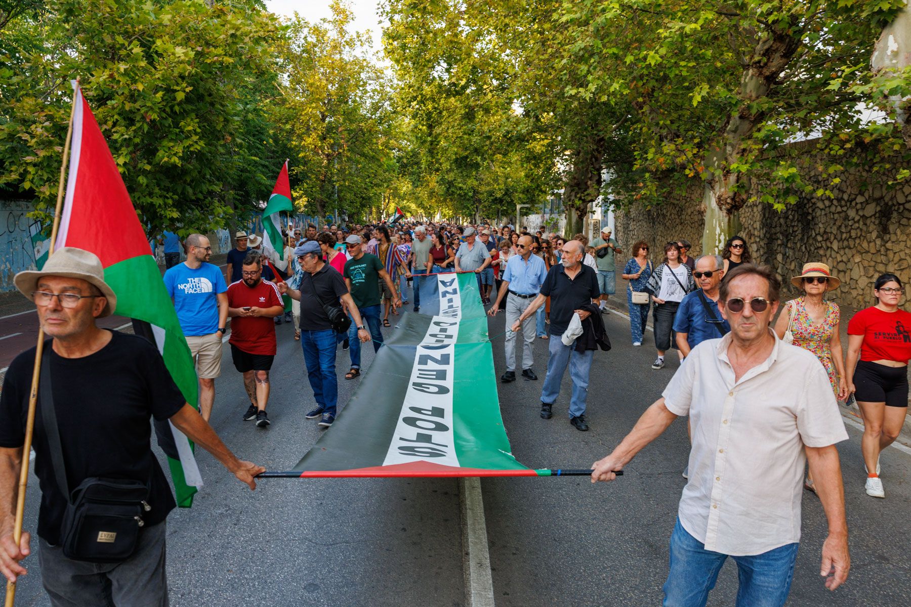 Una concentración reciente por Palestina en Jerez. Una concentración reciente por Palestina en Jerez.
