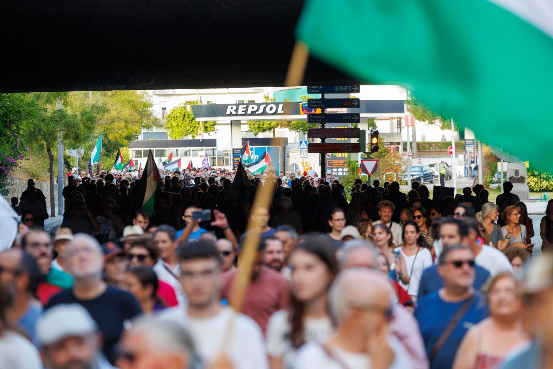 Jerez llena las calles para exigir el fin del genocidio en la Franja de Gaza