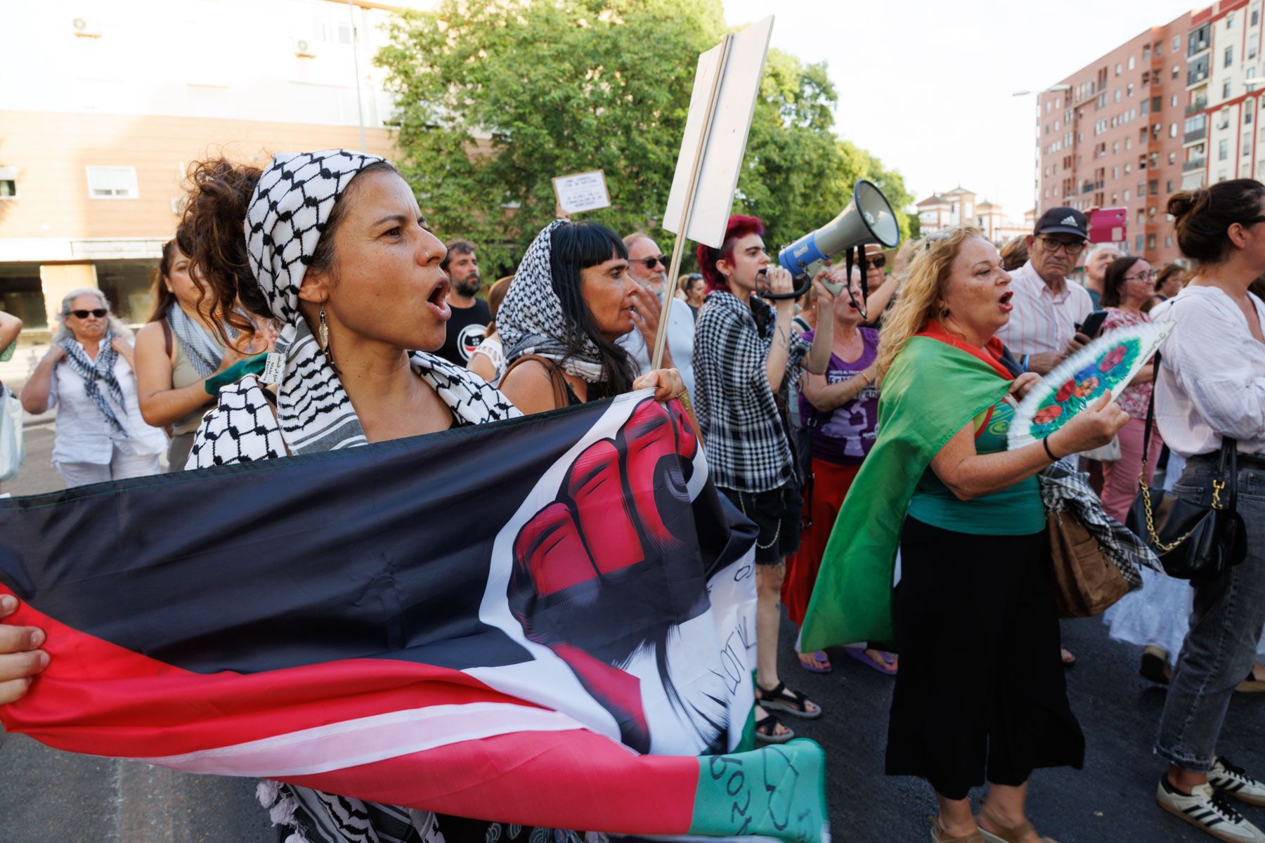  Jerez llena las calles para exigir el fin del genocidio en la Franja de Gaza