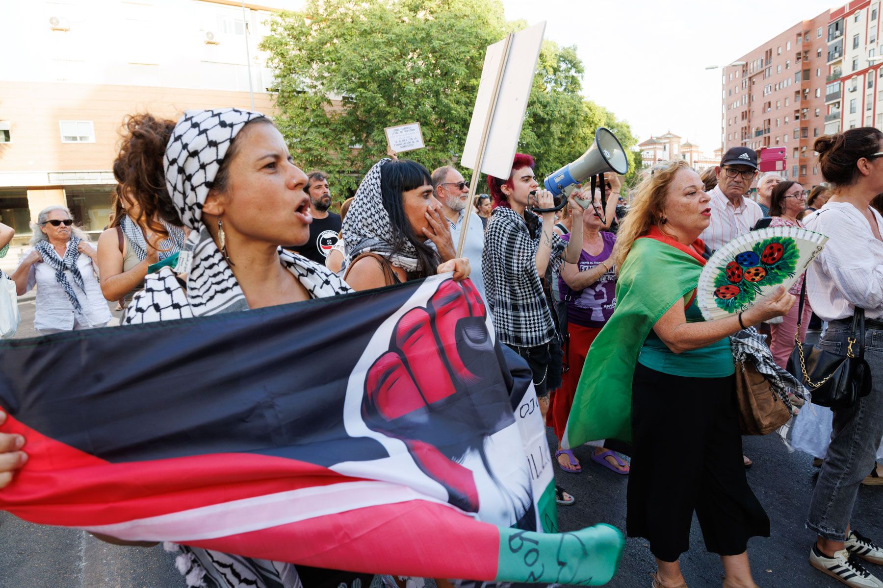  Jerez llena las calles para exigir el fin del genocidio en la Franja de Gaza