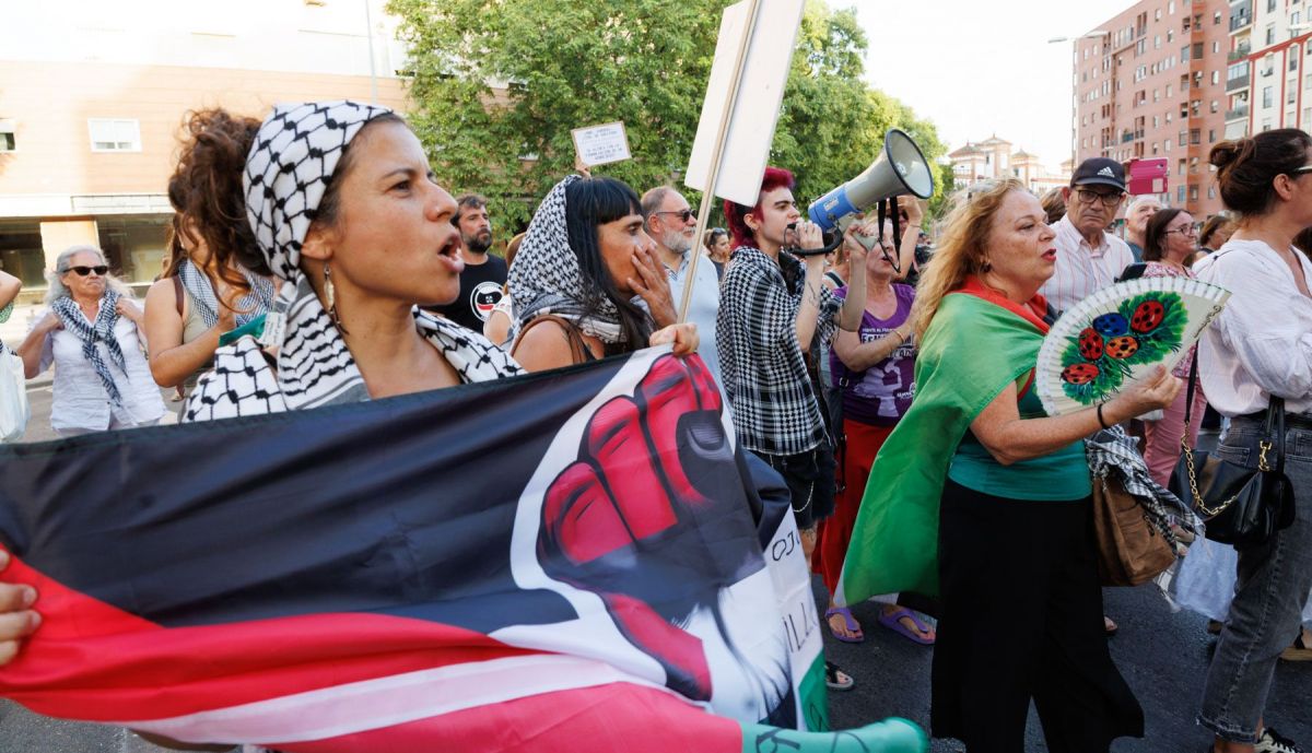  Jerez llena las calles para exigir el fin del genocidio en la Franja de Gaza
