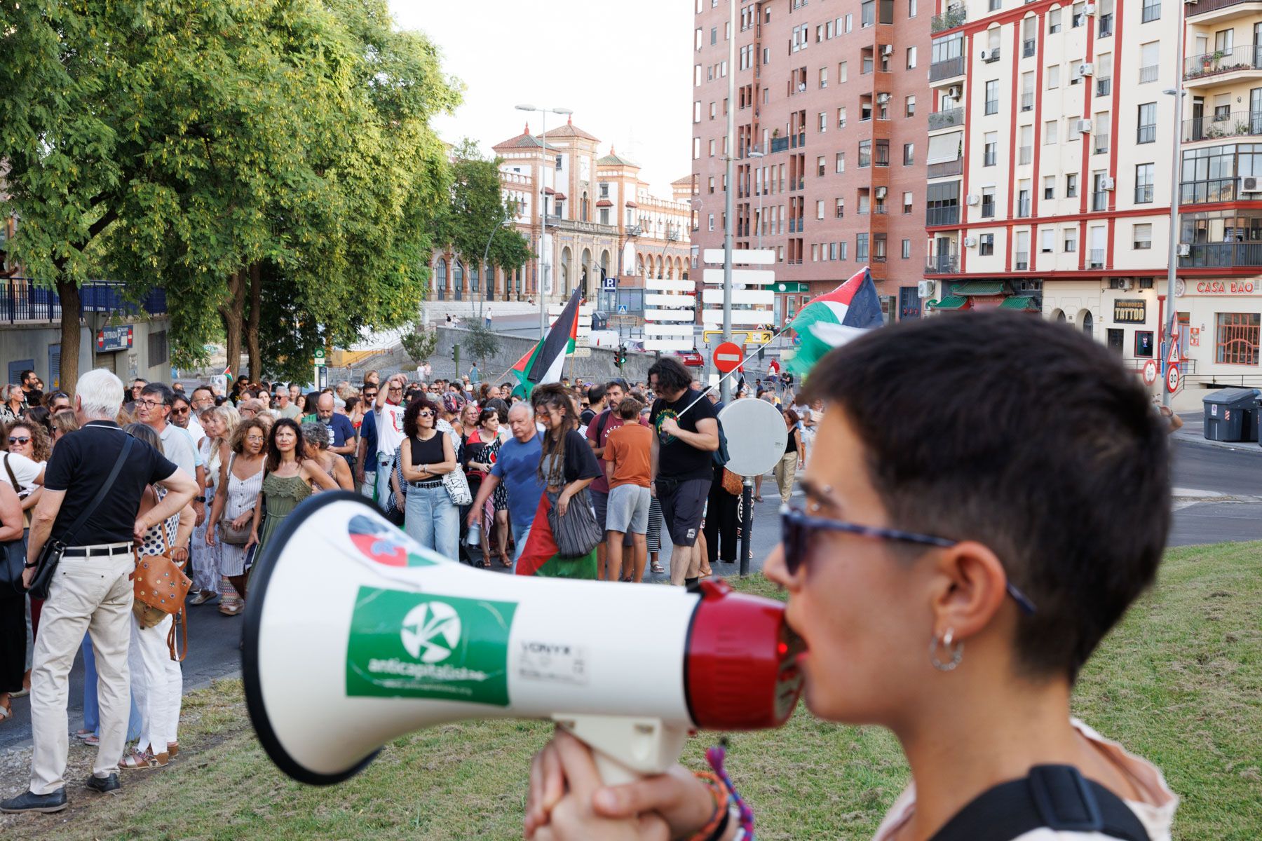  Jerez llena las calles para exigir el fin del genocidio en la Franja de Gaza.