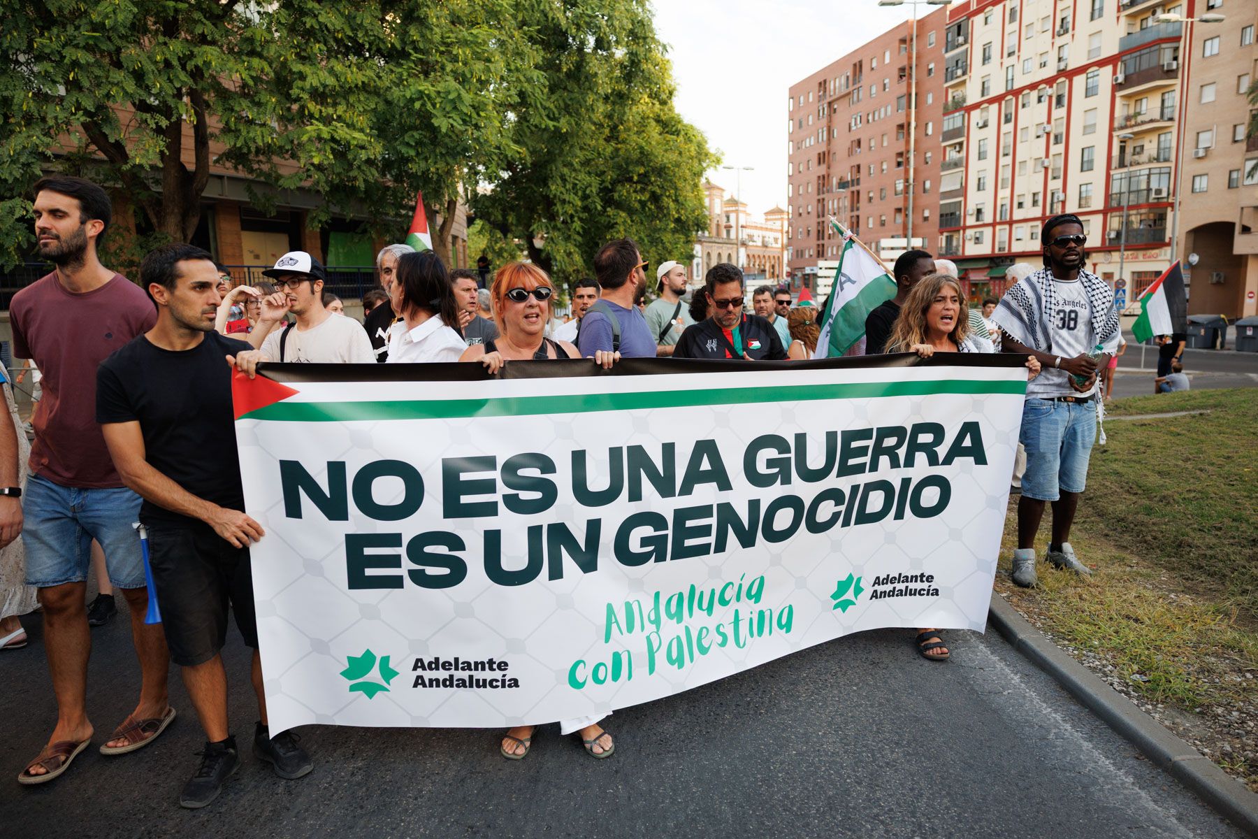  Jerez llena las calles para exigir el fin del genocidio en la Franja de Gaza