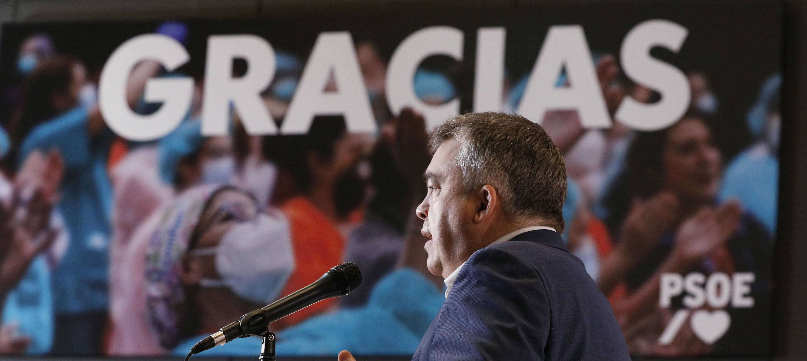 Santos Cerdán, en un acto del PSOE.