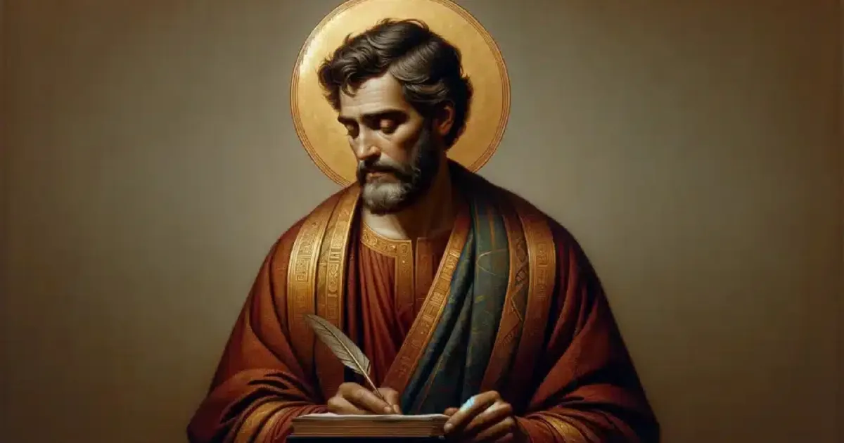 Representación de san Mateo, apóstol y evangelista. Representación de san Mateo, apóstol y evangelista.