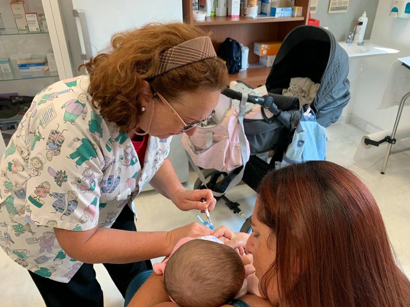 Vacunación contra la bronquiolitis, en una imagen de archivo.