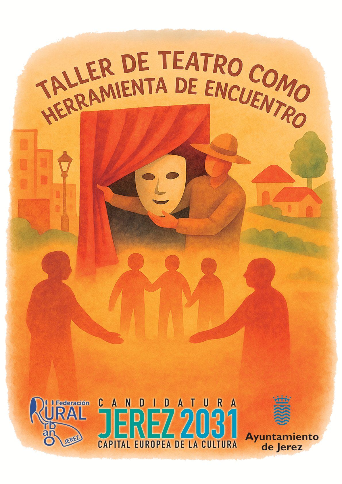 Cartel Taller Teatro Urbana y Rural
