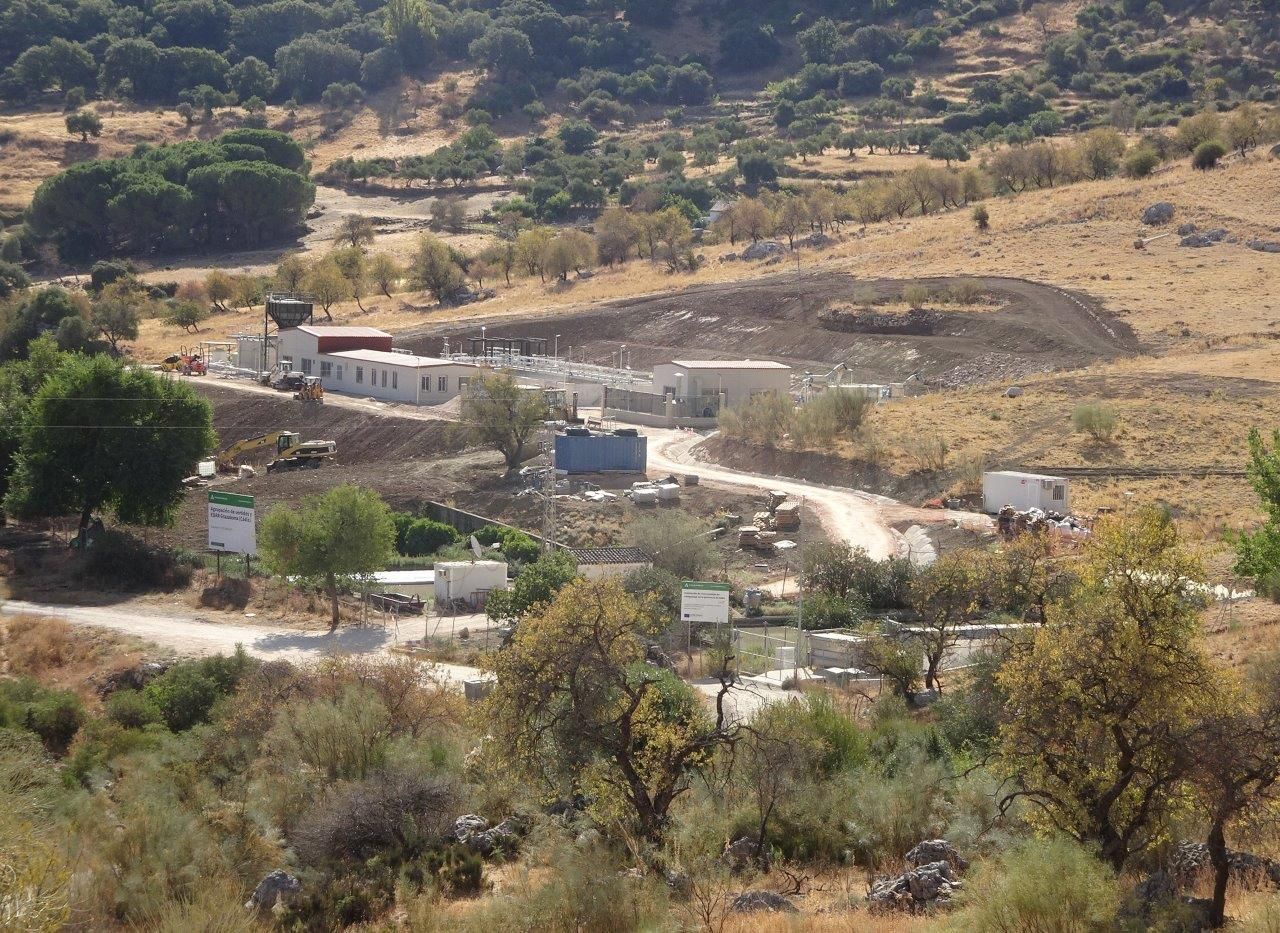 La EDAR de Grazalema. La EDAR de Grazalema.