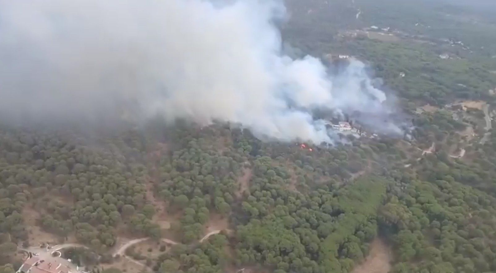 Incendio en Andújar.