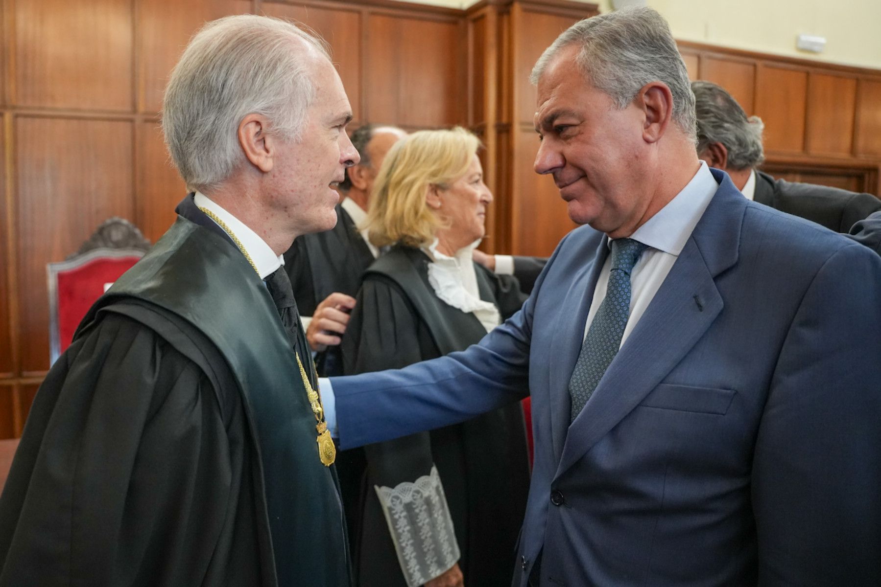 Toma de posesión del magistrado Álvaro Martín, nuevo presidente de la Audiencia Provincial de Sevilla.