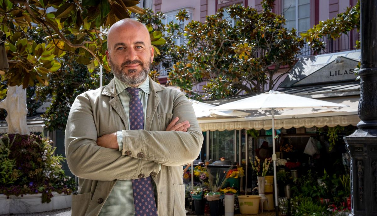 Durio posando para esta entrevista. 