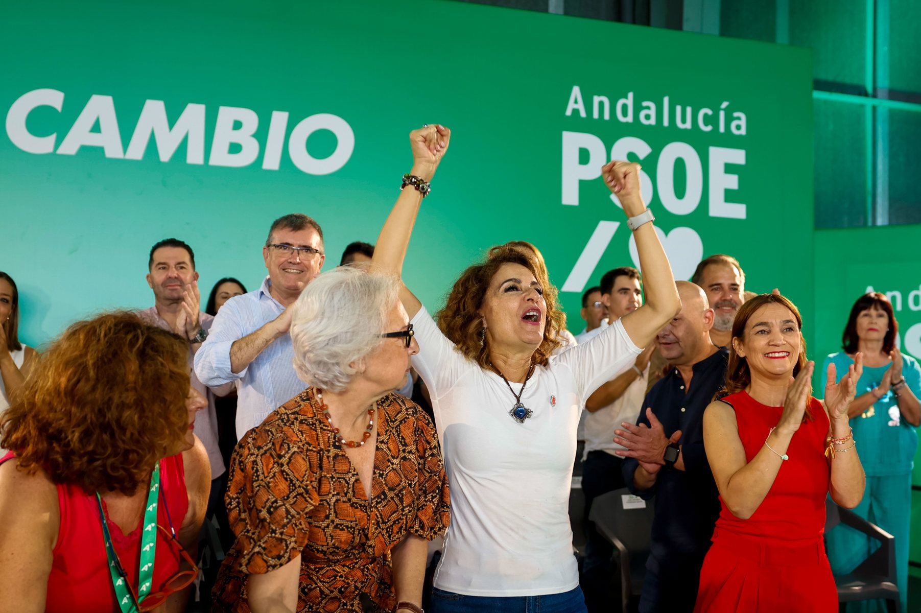 María Jesús Montero durante el Comité Director del PSOE-A en Huelva.
