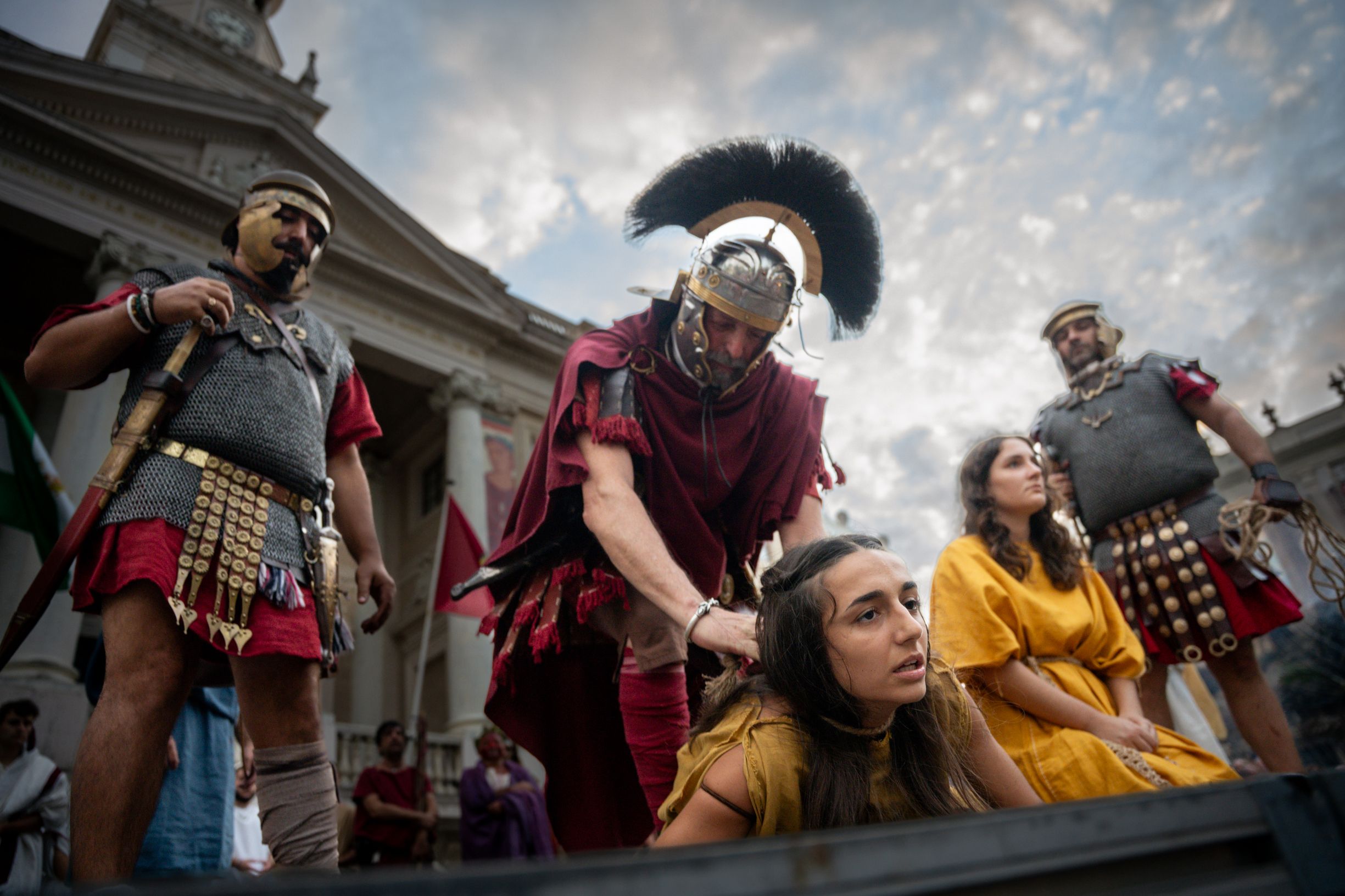 Una de las recreaciones históricas de Gades Romana en Cádiz este sábado 20 de septiembre.