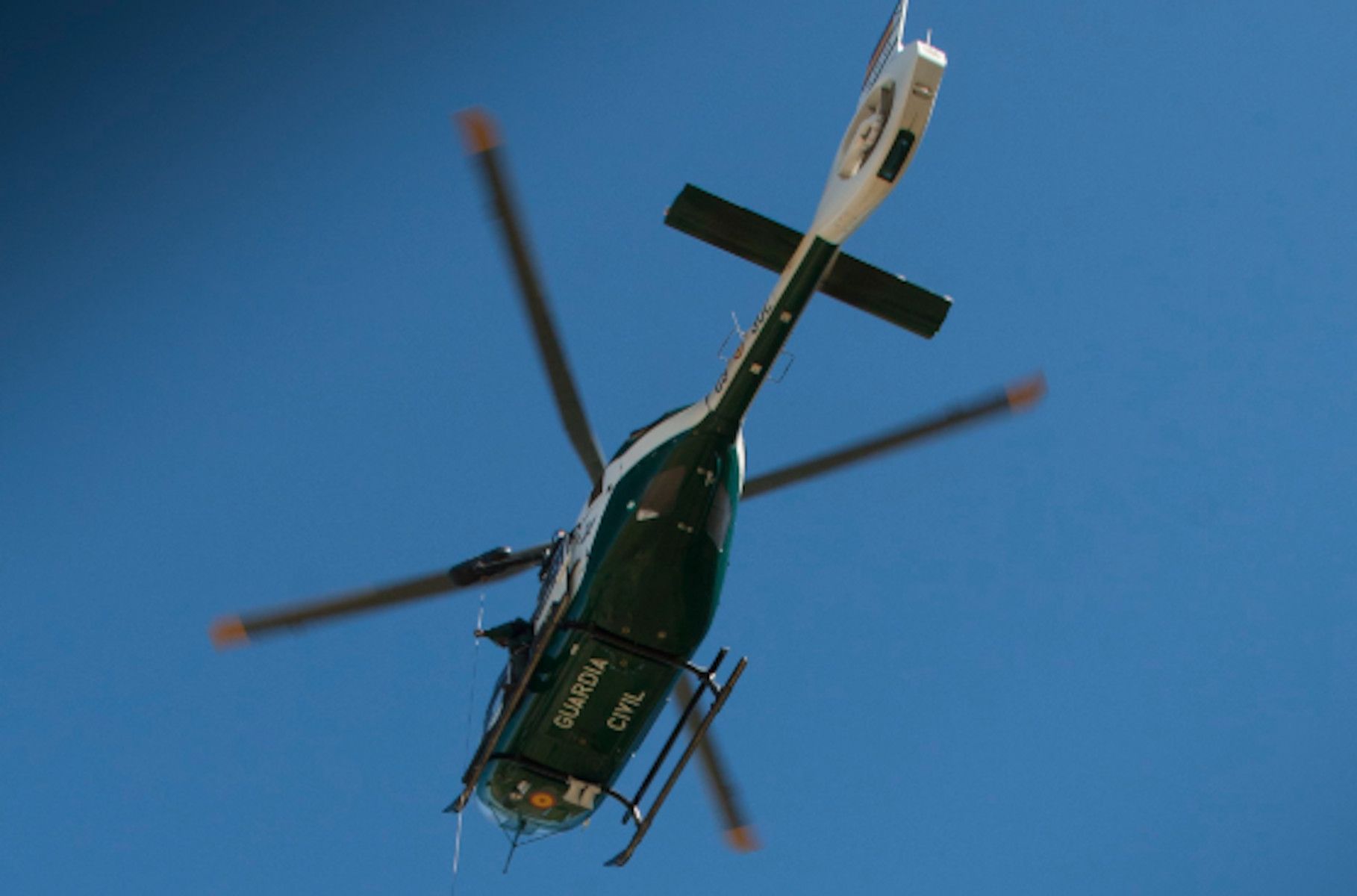 Un helicóptero de la Guardia Civil.
