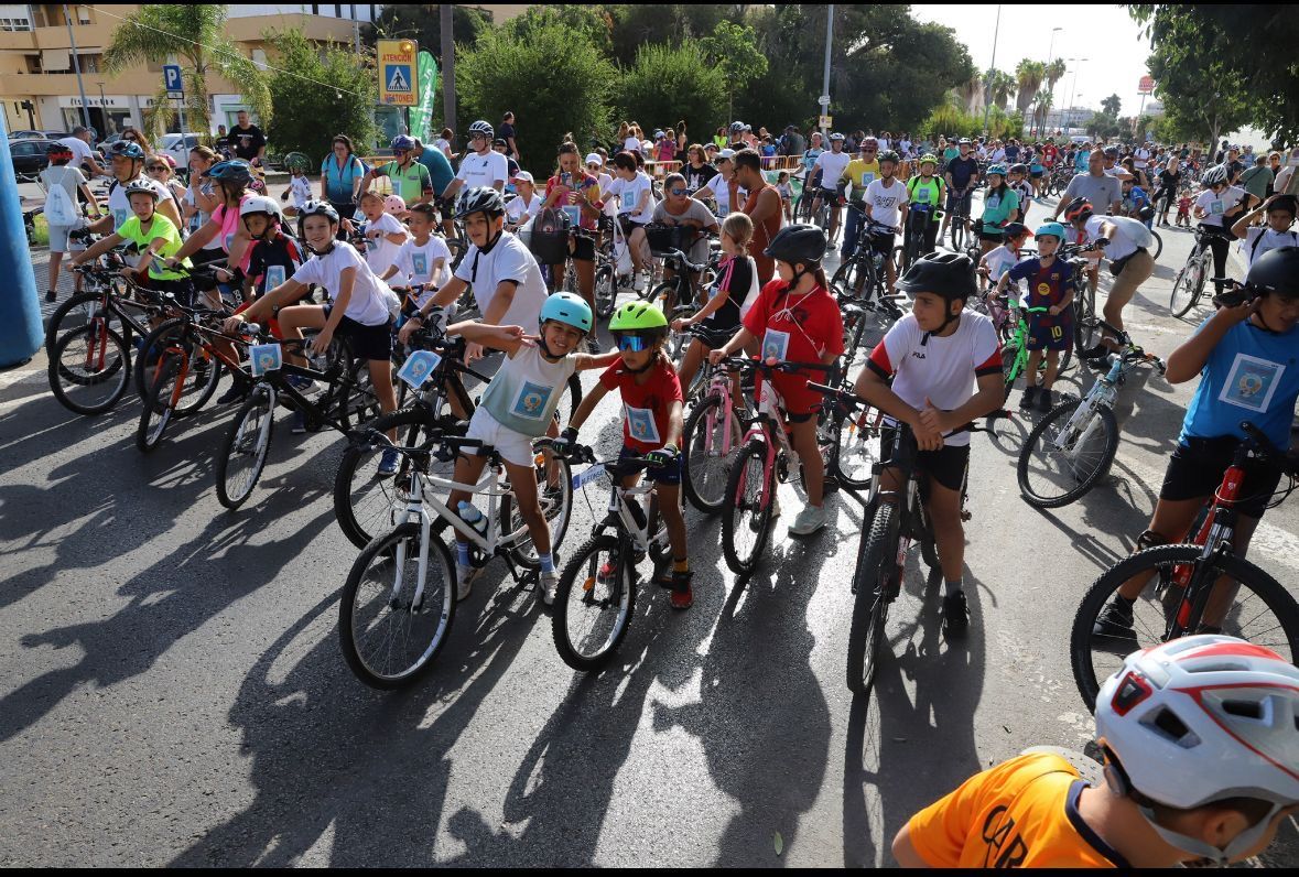 Un evento de ciclismo en Jerez.