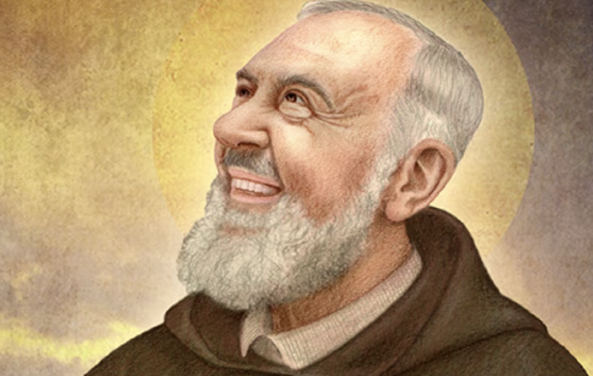 Representación del padre Pío. Representación del padre Pío.