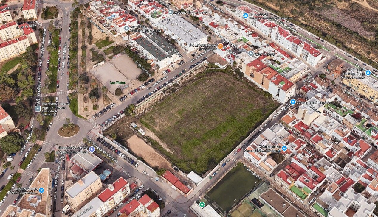 Antiguo campo de fútbol de Puerto Real. Antiguo campo de fútbol de Puerto Real.