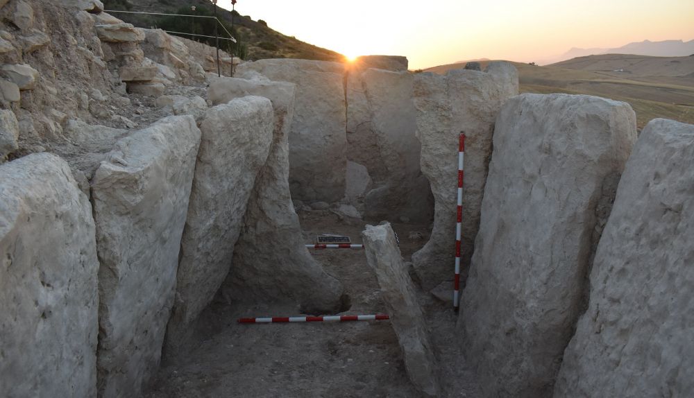 Dolmen encontrado en Teba.