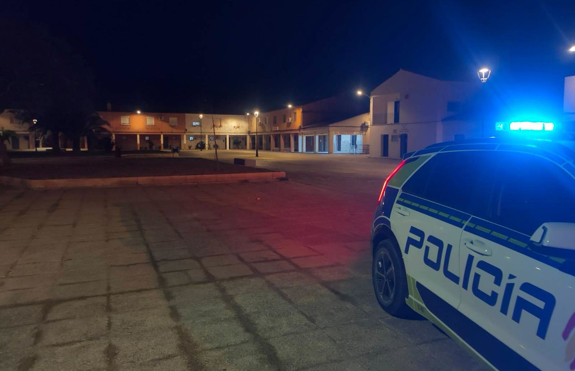 La Policía Local, durante una de las intervenciones del fin de semana.