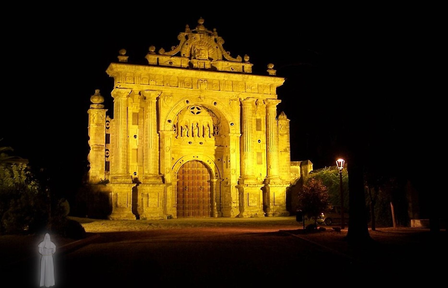Fachada de la Cartuja de Jerez.