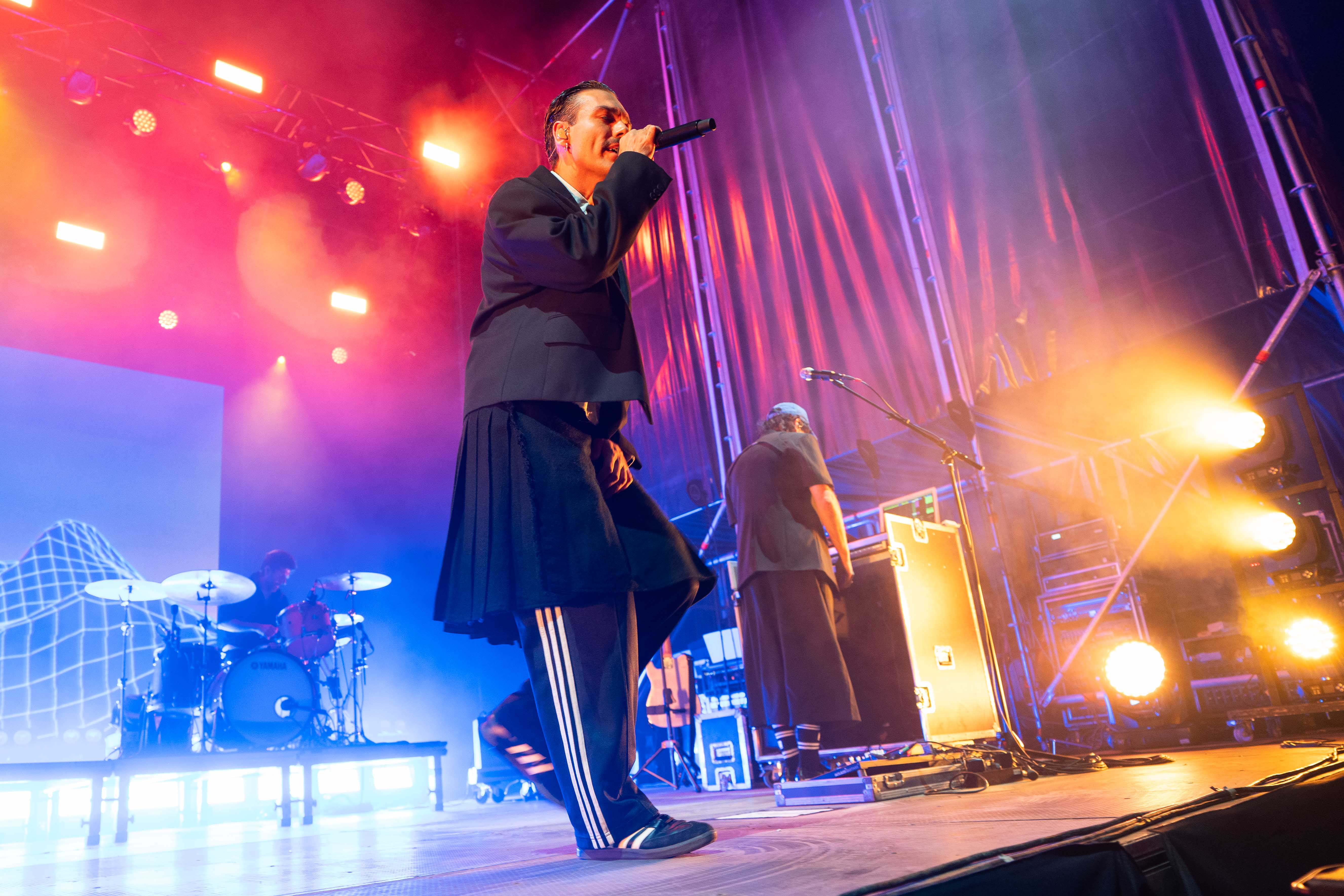 Concierto de Miss Caffeina en el Festival del Patio en Sevilla. Concierto de Miss Caffeina en el Festival del Patio en Sevilla.