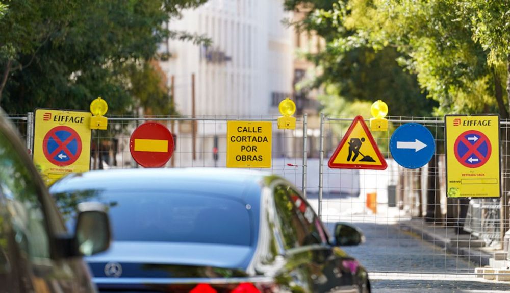 Obras tranvibus Sevilla trafico La Campana El Duque La Gavidia Sevilla Este FERNANDO VÁZQUEZ 00001