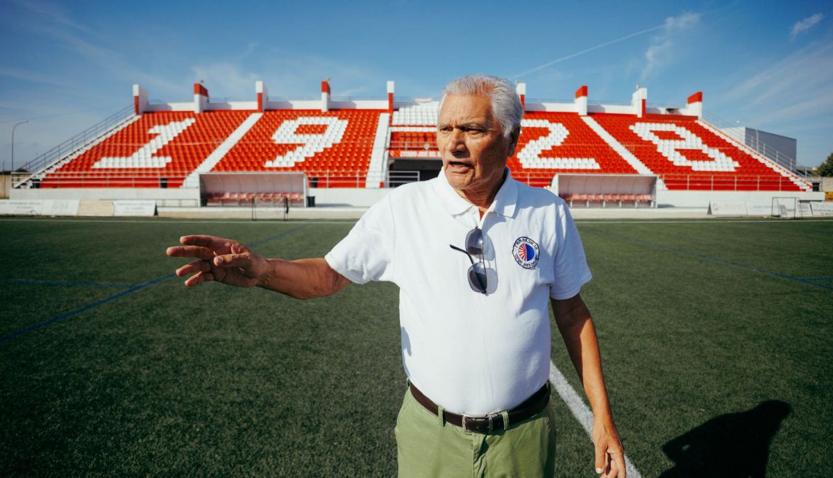 El portuense recorre el estadio inaugurado en 1972.
