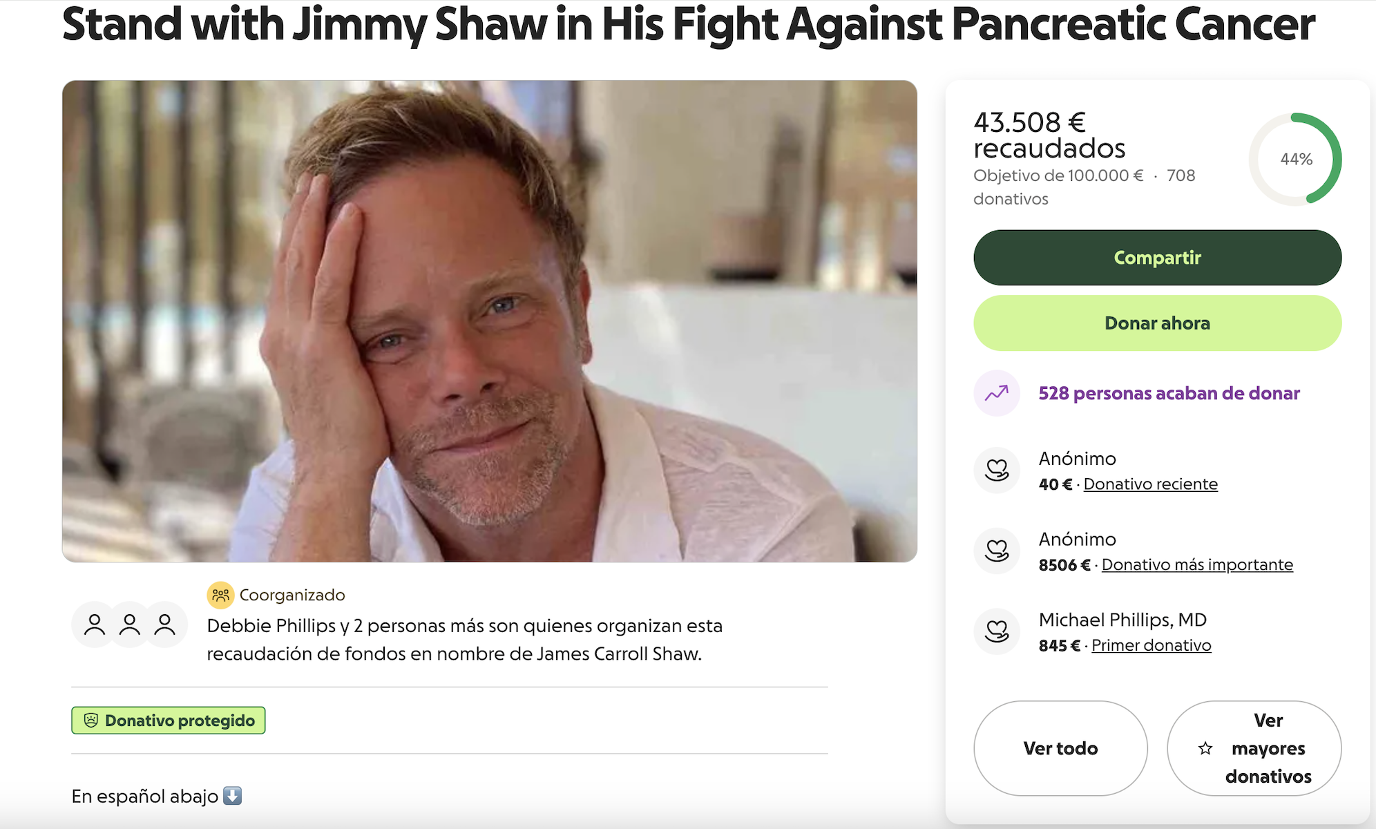 Crowdfunding de Jimmy Shaw.