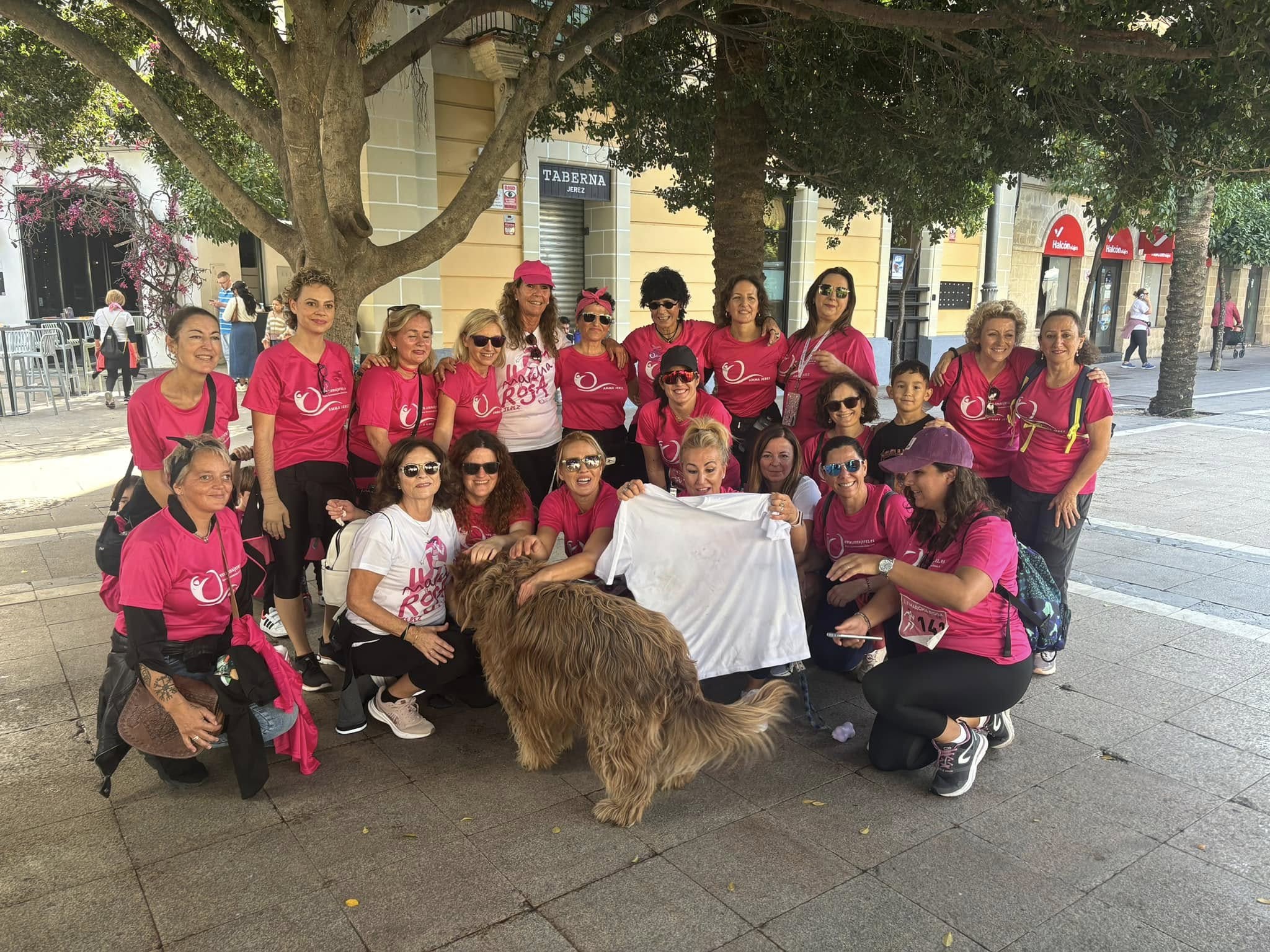 Marcha Rosa en Jerez en una edición pasada.