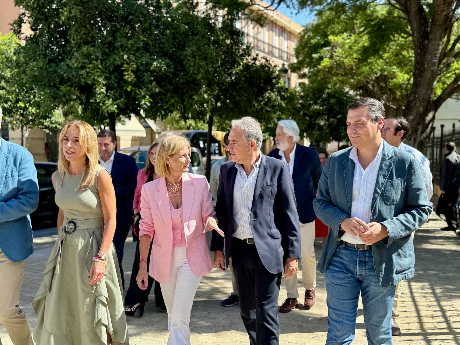 La cúpula municipalista del PP, en Jerez.