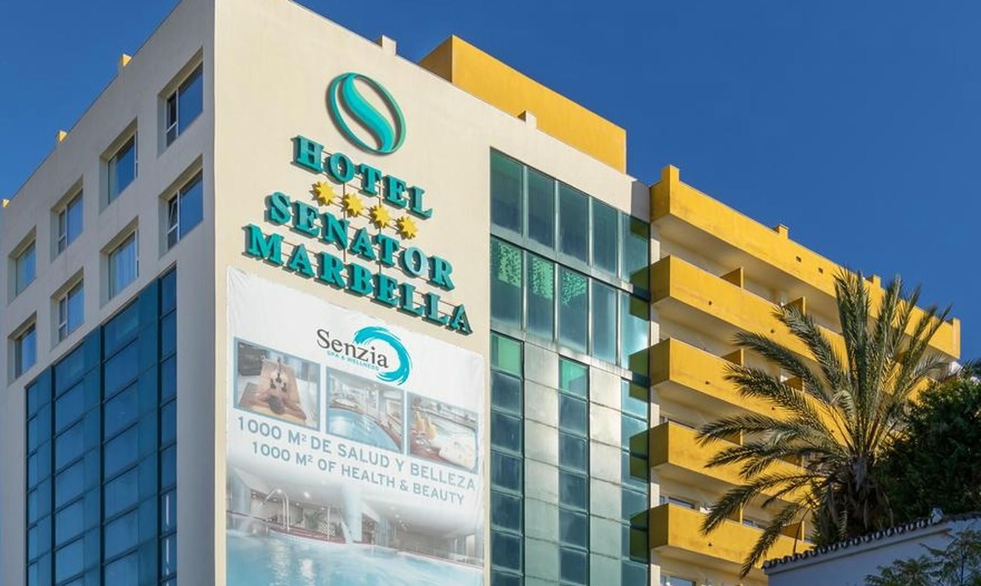Fachada del hotel Senator en Marbella. Fachada del hotel Senator en Marbella.