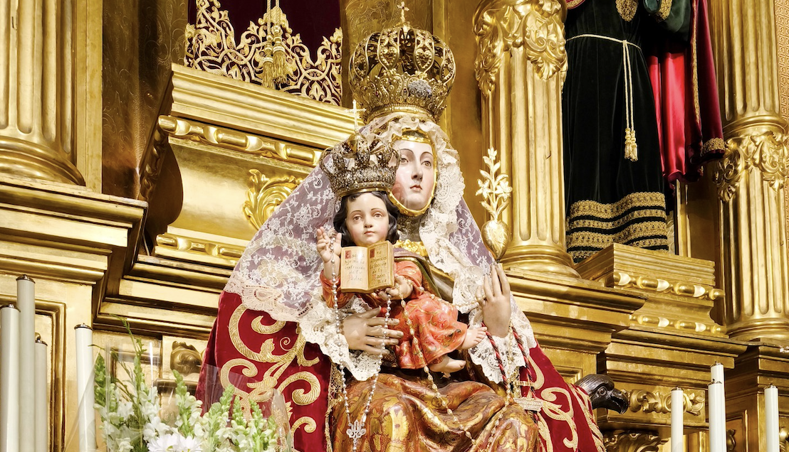 La Virgen de Valvanera que se venera en San Benito. 