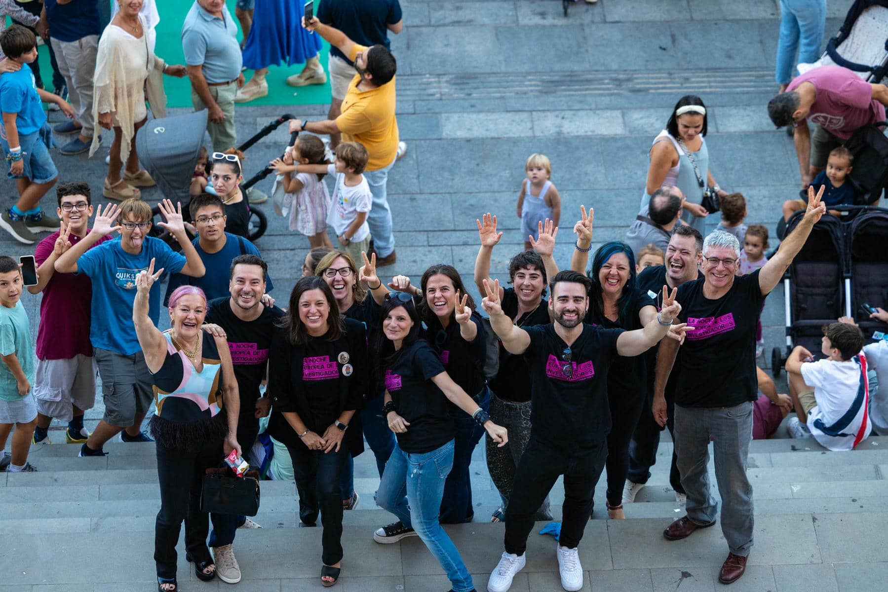 Una imagen de la primera edición de la Noche Europea de los Investigadores en San Fernando.