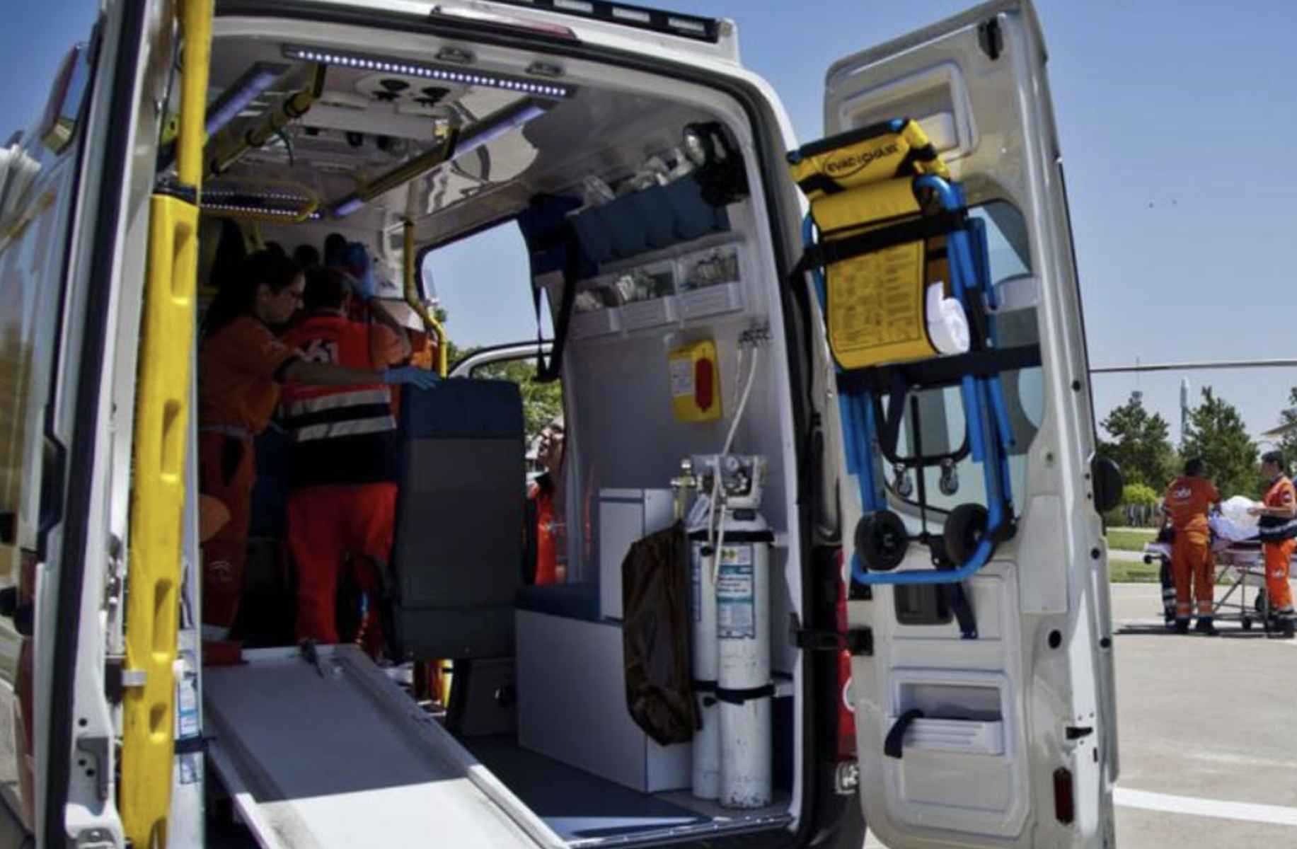 Imagen de archivo de una intervención de los servicios sanitarios.