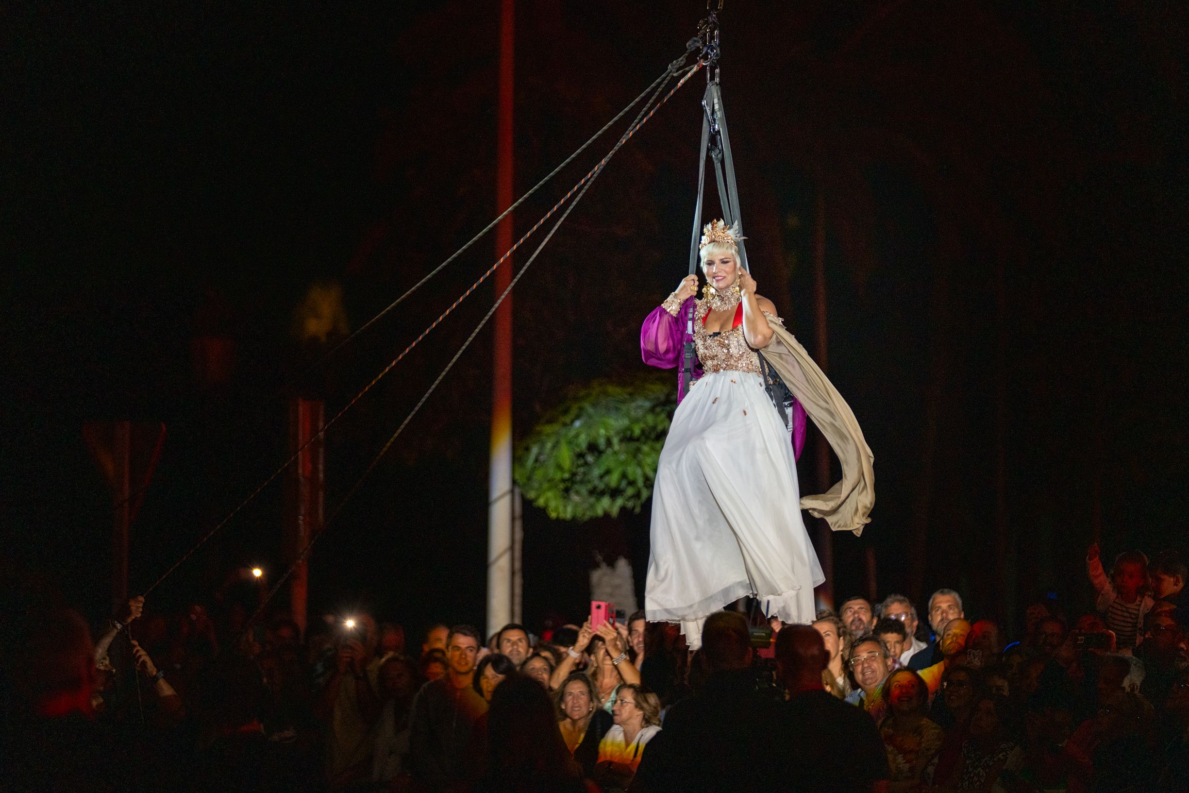  Un momento del espectacular cierre de 'Cádiz Romana'.