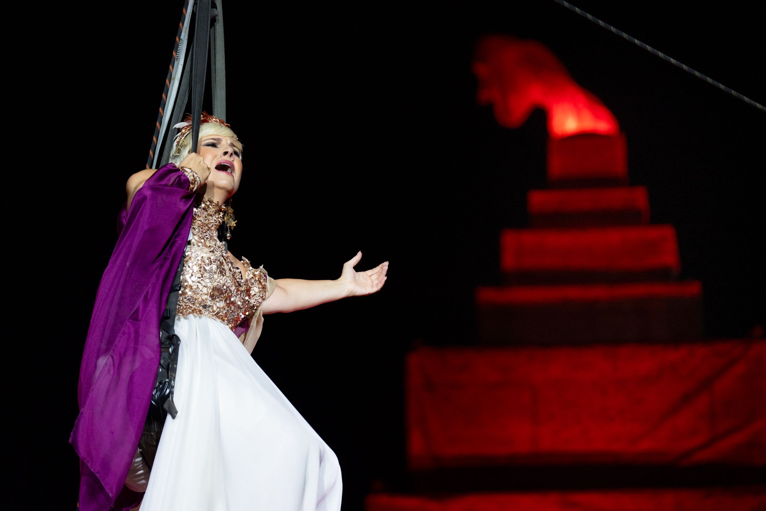  Un momento del deslumbrante recuerdo a la herencia romana de Cádiz