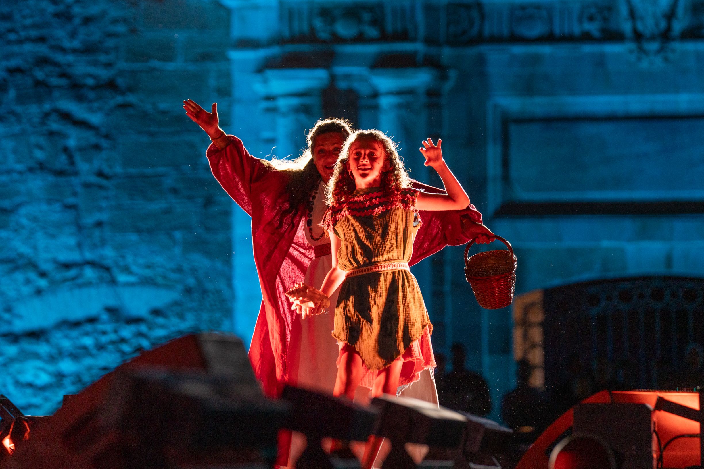  Un momento del deslumbrante recuerdo a la herencia romana de Cádiz.