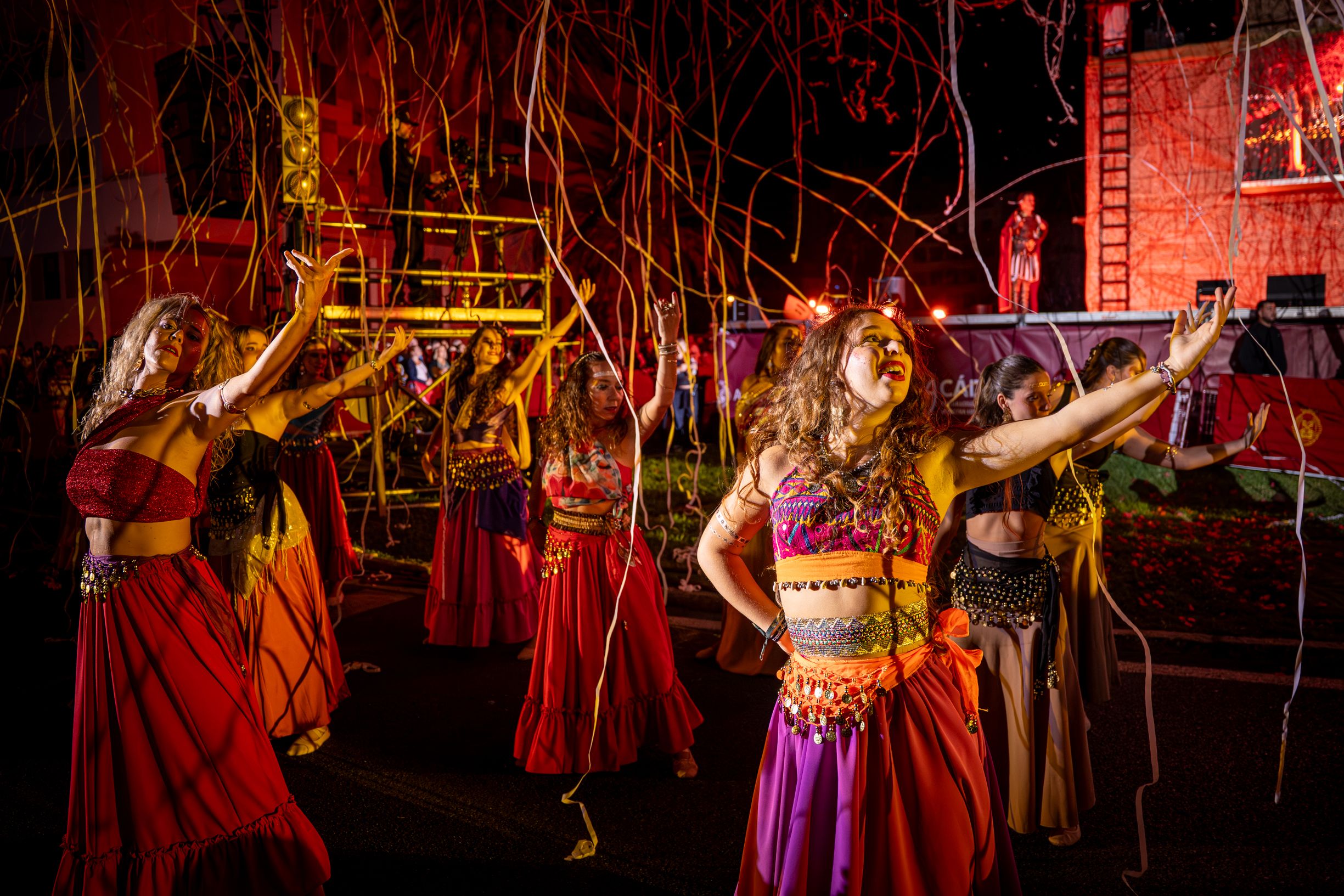  Un momento del deslumbrante recuerdo a la herencia romana de Cádiz.