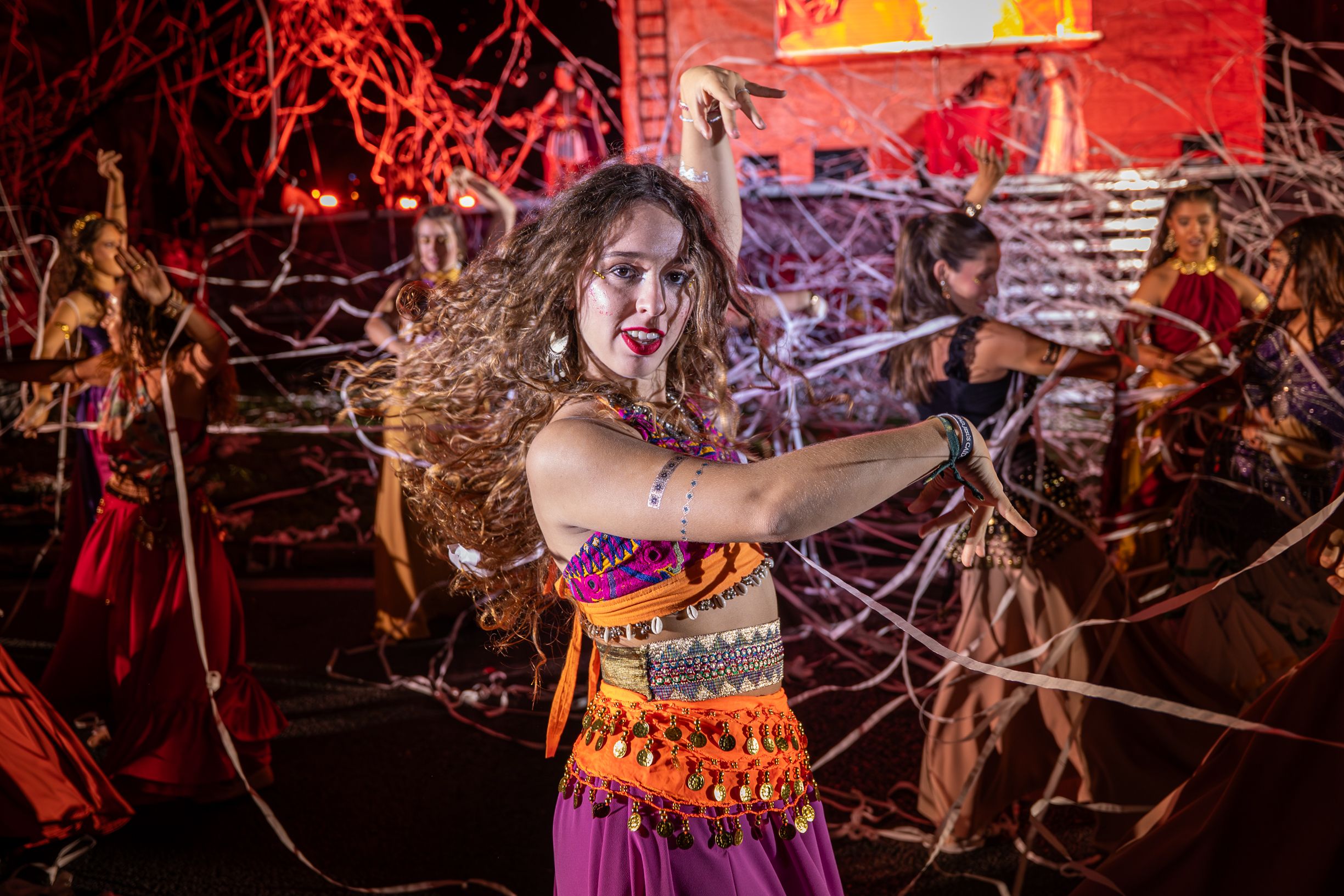  Un momento del deslumbrante recuerdo a la herencia romana de Cádiz.