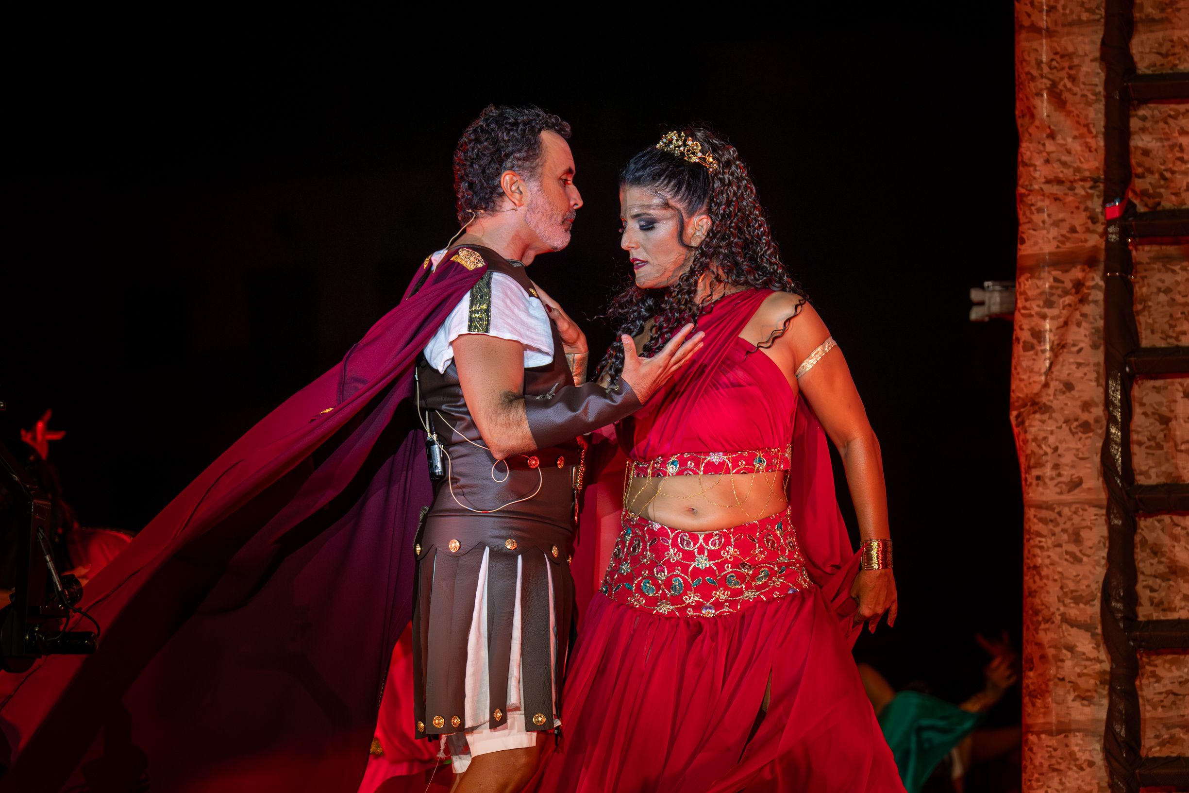  Un momento del deslumbrante recuerdo a la herencia romana de Cádiz.