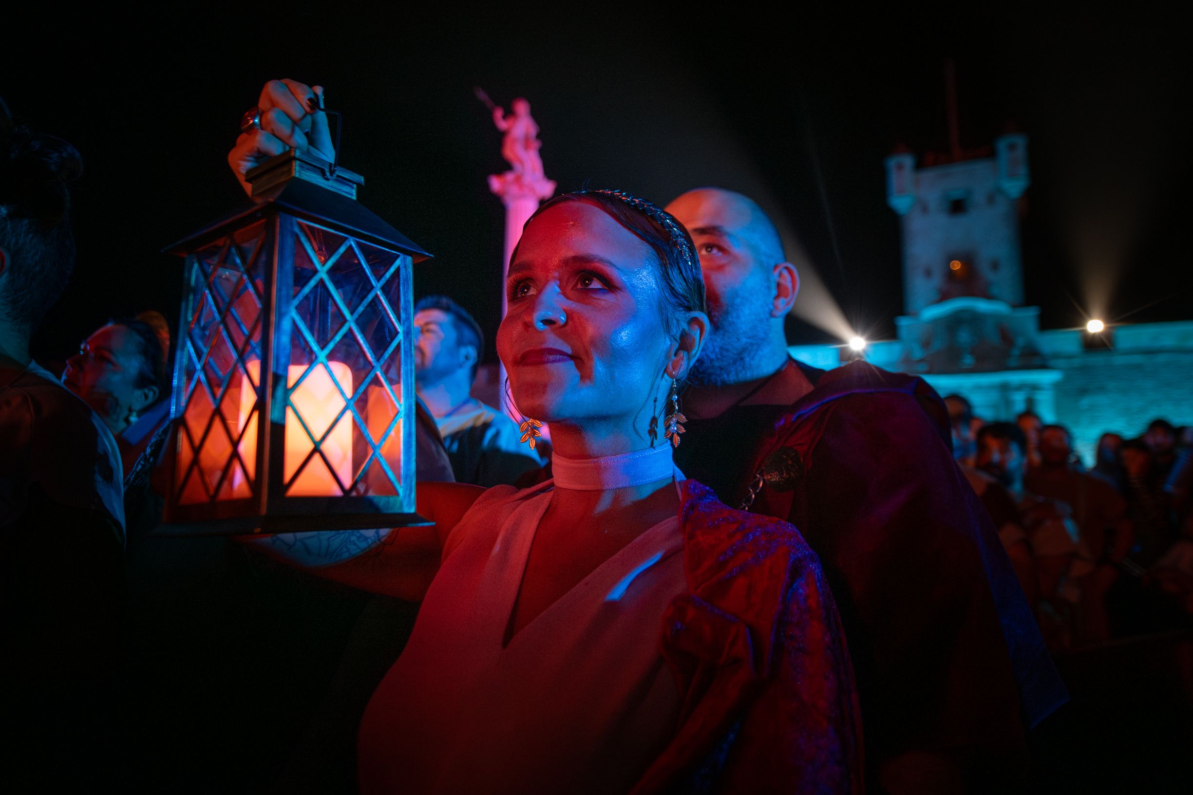  Un momento del deslumbrante recuerdo a la herencia romana de Cádiz.