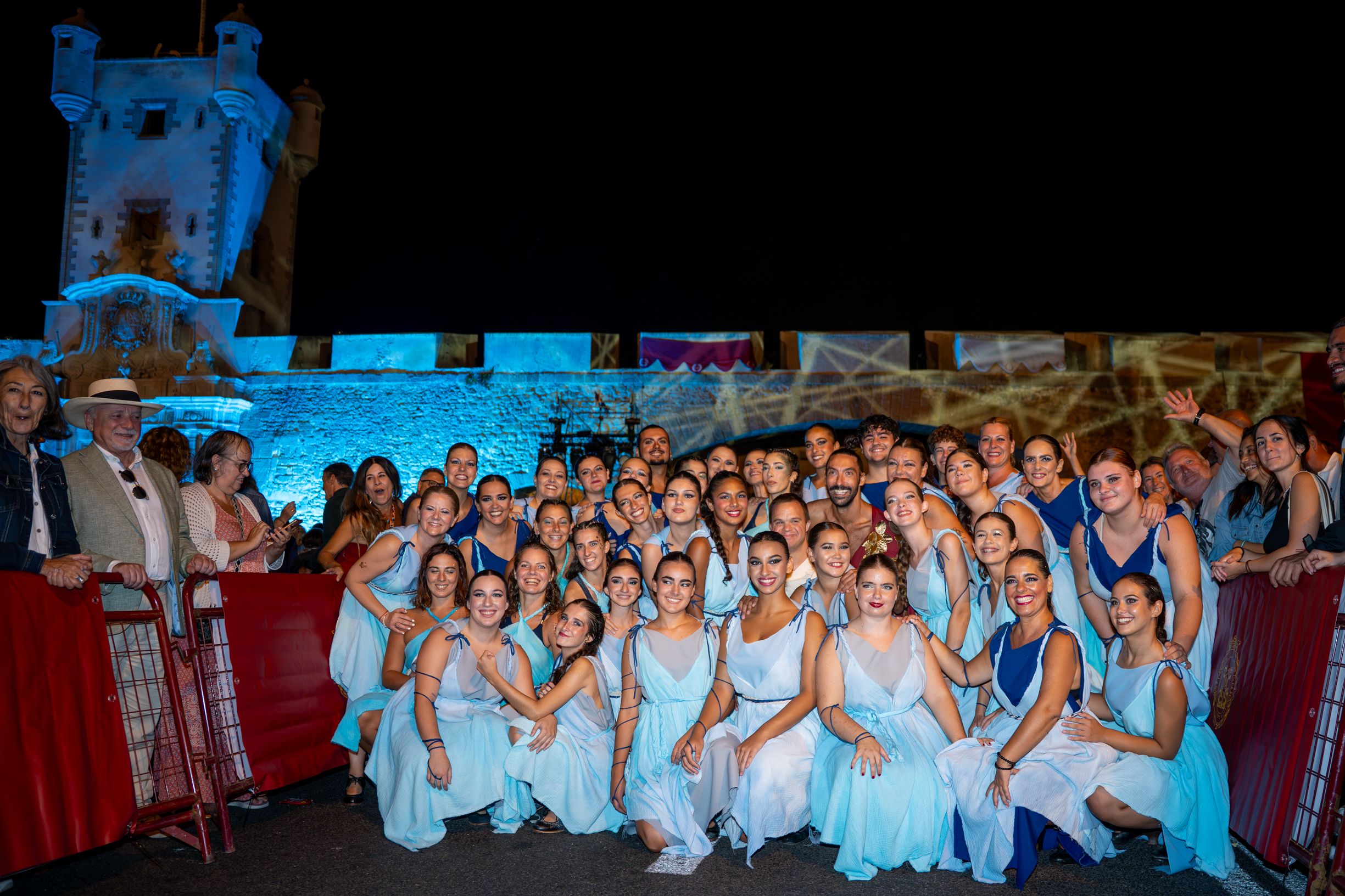 Uno de los grupos participantes de gaditanas voluntarias.