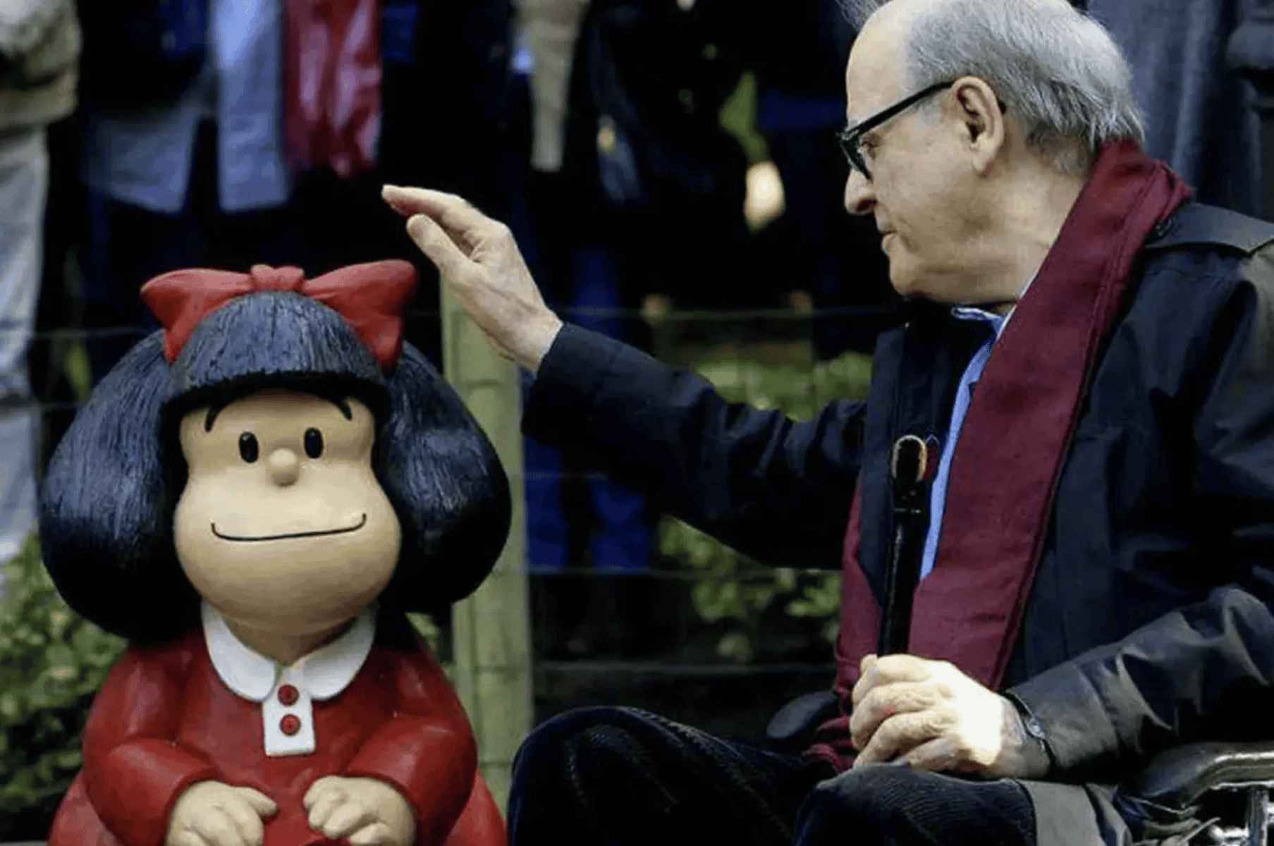El gran Quino y Mafalda.