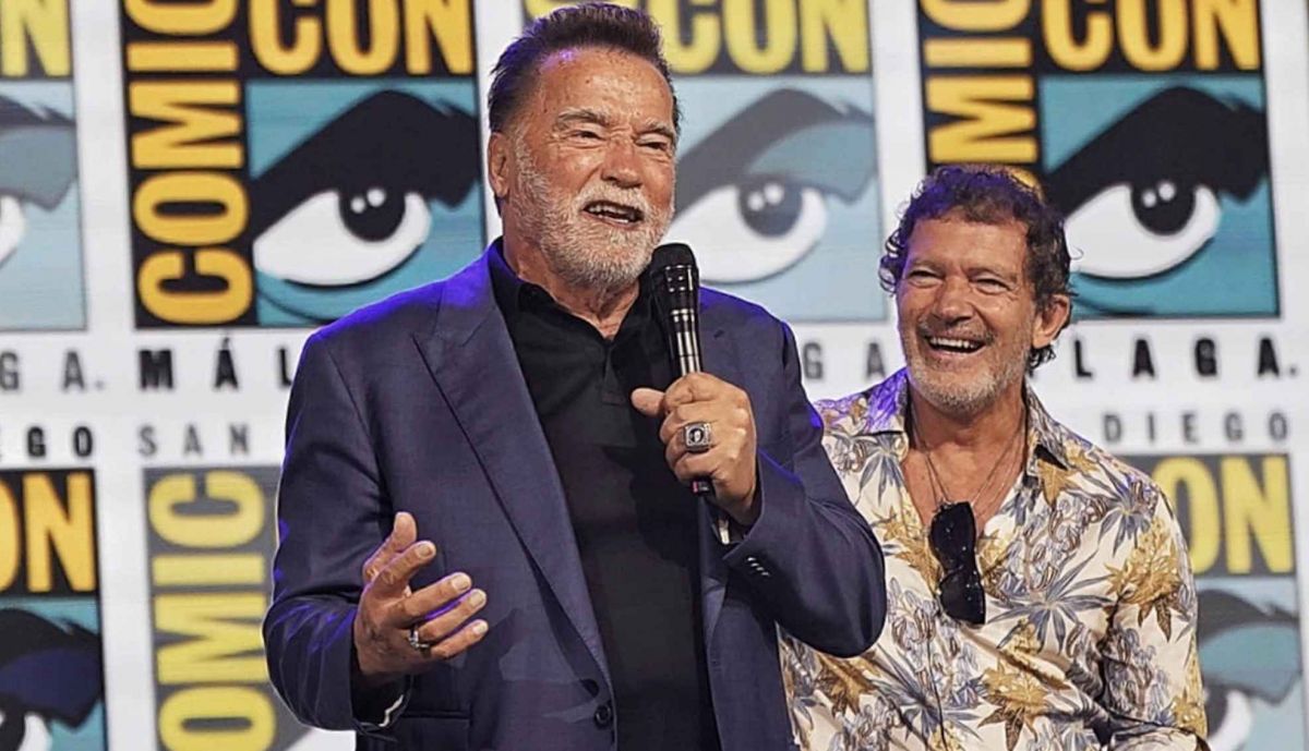 Arnold Schwarzenegger y Antonio Banderas.