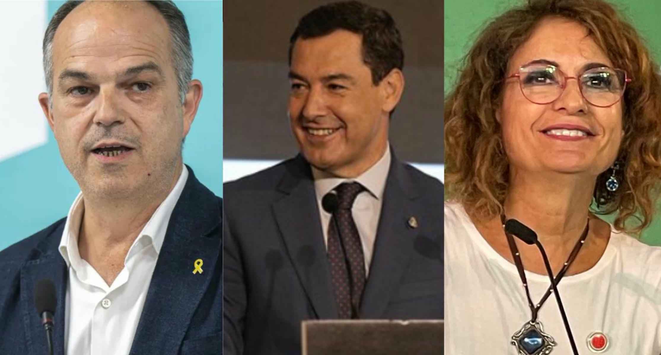 Turull, Moreno y Montero.