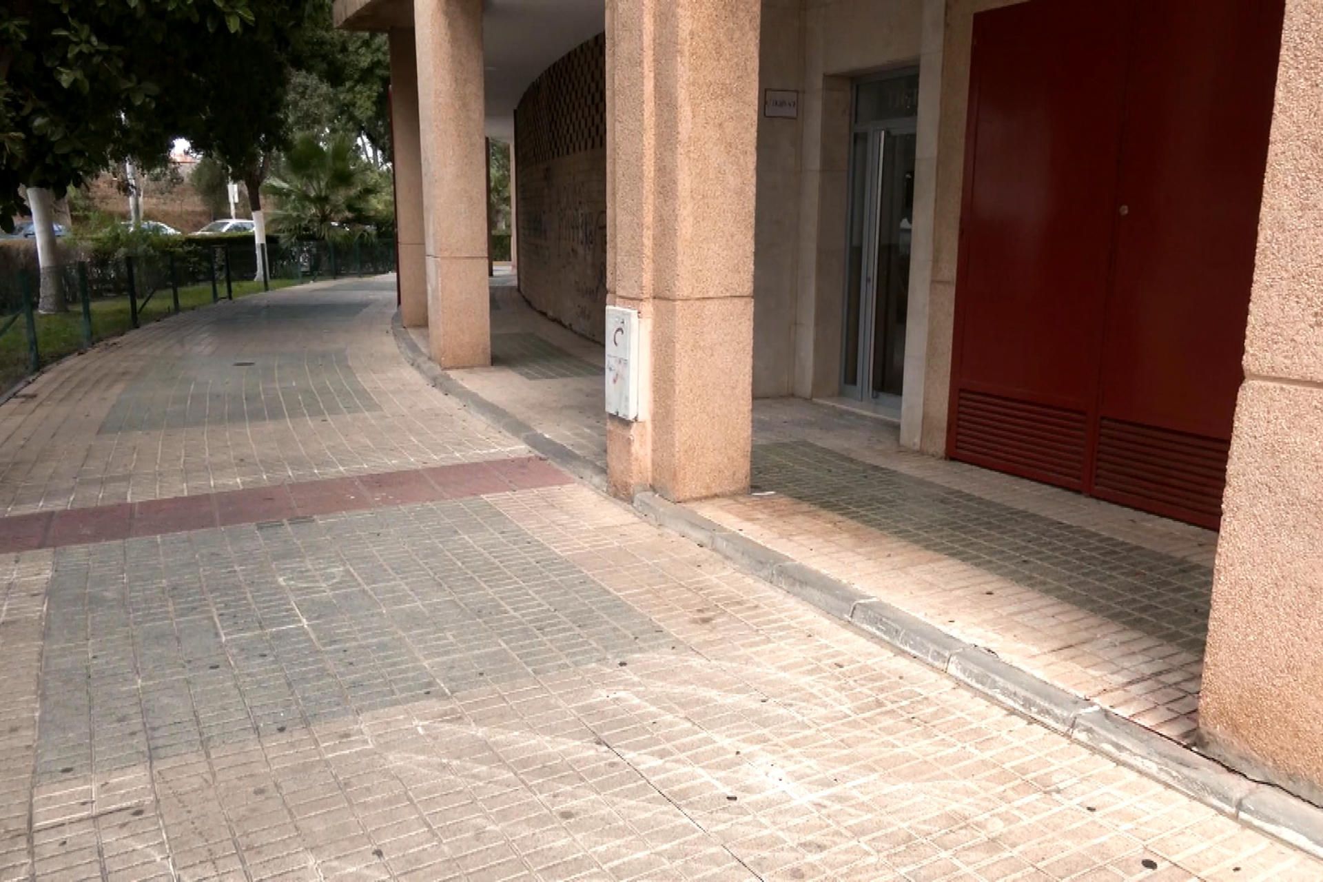 Lugar donde se produjo el asesinato.