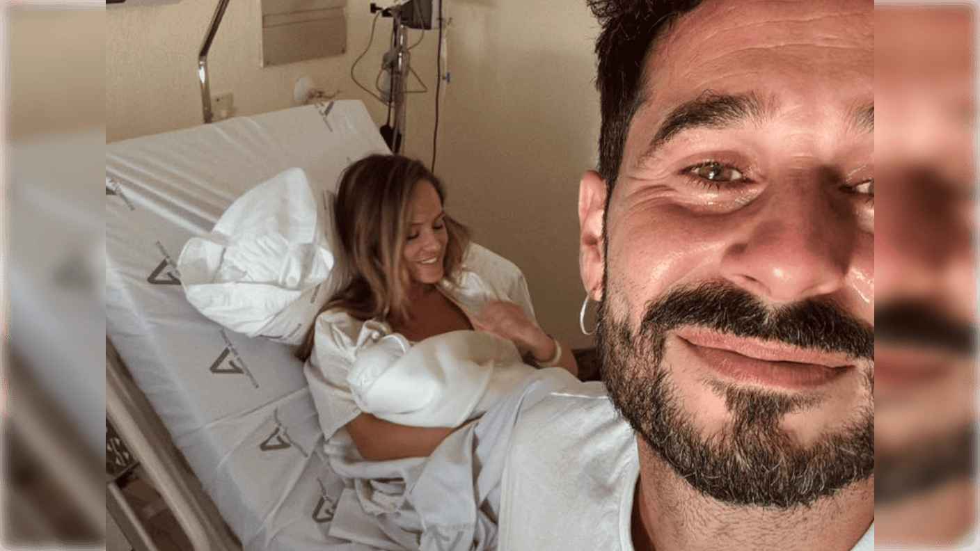 Las lágrimas emoción de Antoñito Molina tras la llegada al mundo de Vega.